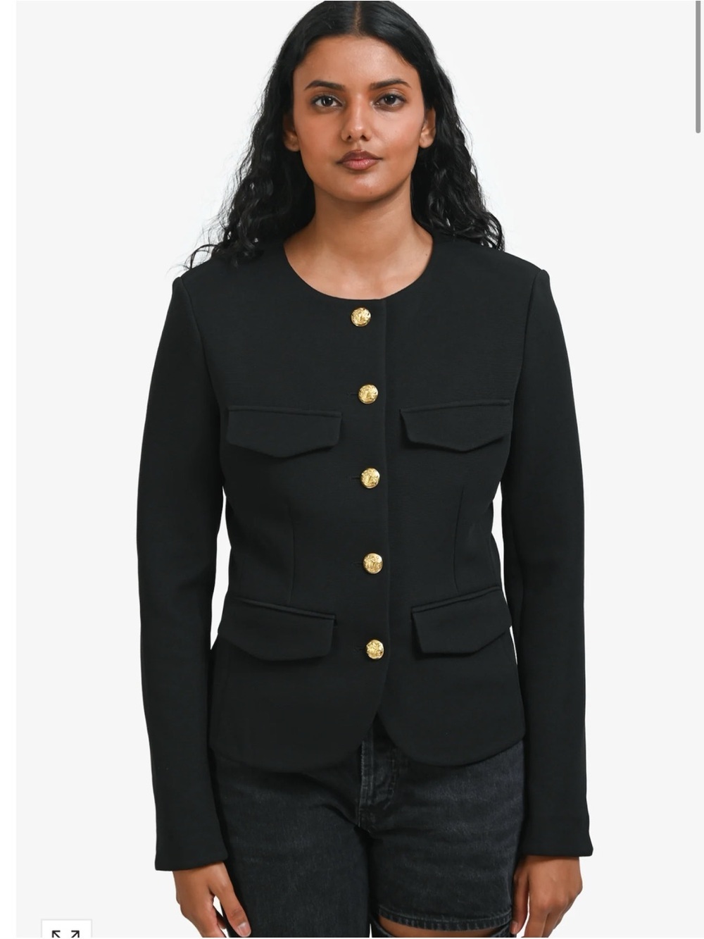 Veronica Beard Kensington Knit Jacket In Black Size S - Picture 3 of 15